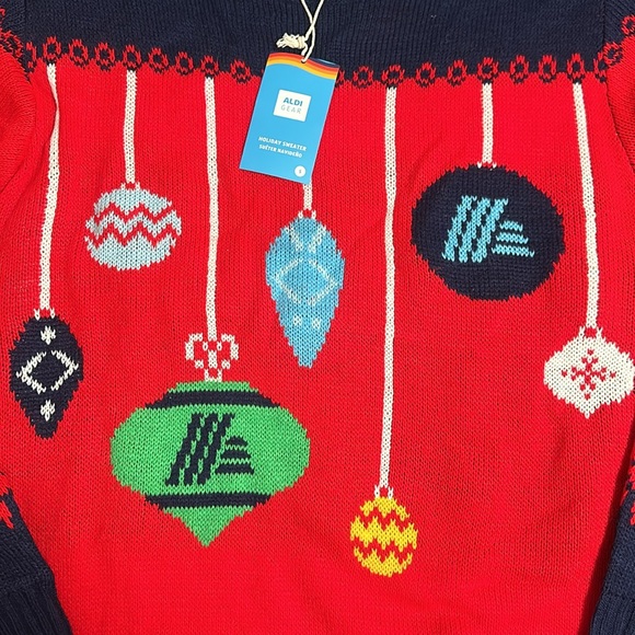 ALDI “Ugly” Christmas sweater NWT - S - Picture 2 of 4